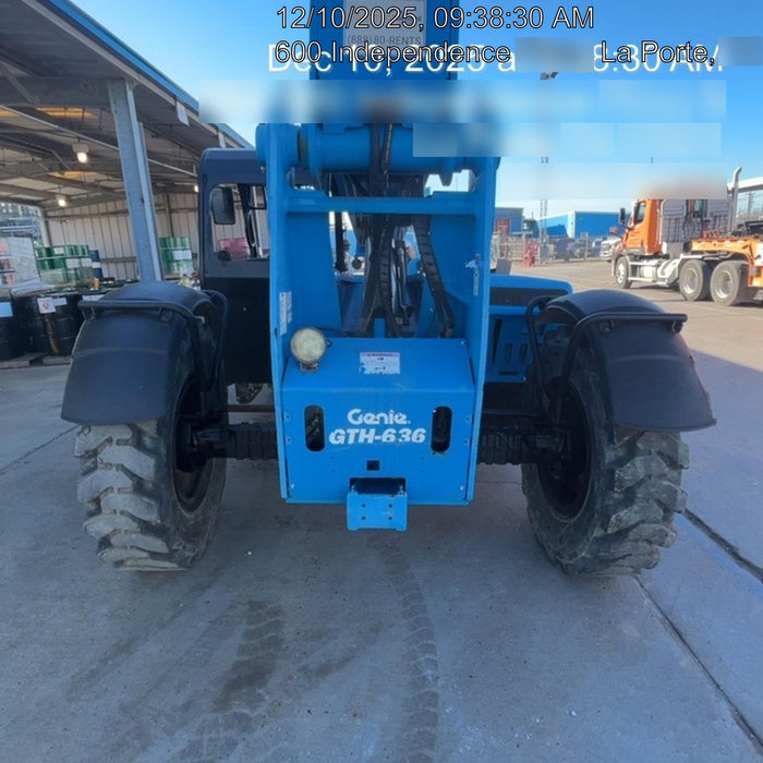 2017 Genie GTH-636 Genie GTH636, Solid RT Tires, T4F, worklights (LED, rear), Open ROPS