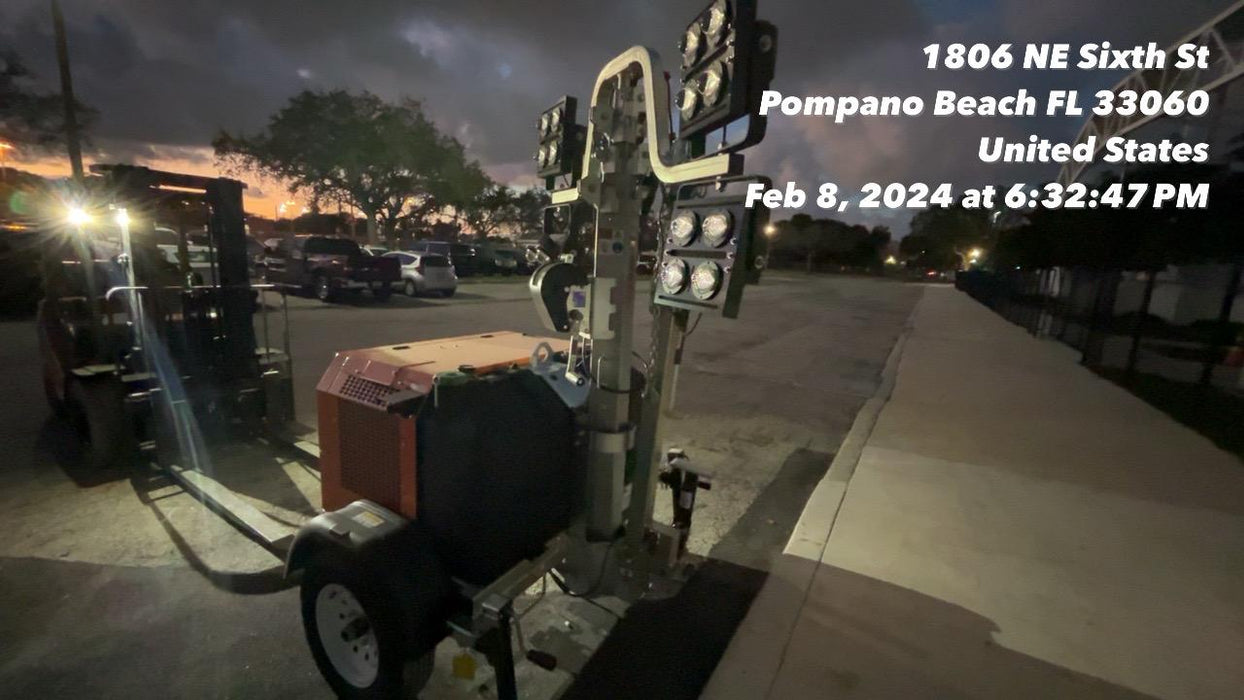 2023 Wanco WLTT-4MM4K Diesel, Deep Sea Controller, Shore Power Plug, Auto Start, (4) 350W LED Floodlights, 4kW Generator, 60 Gal Fuel Tank, 2" Ball, T3