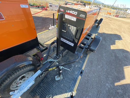 2023 Lincoln Electric LE400 Kubota V1505, Trlr, Cable Rack, Light Kit, ES Decals, T3