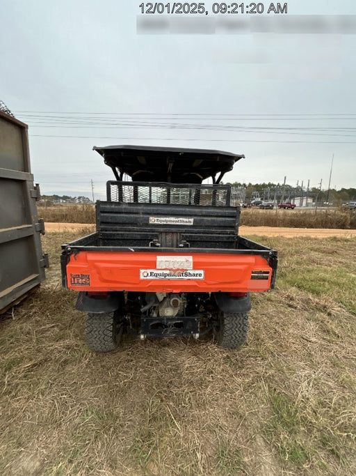 2019 Kubota RTV-X1140W-H 4wd Utility Cart, LED Strobe, Windshield Tempered Glass, Pastic Canopy, Wire Harness Kit, Backup Alarm