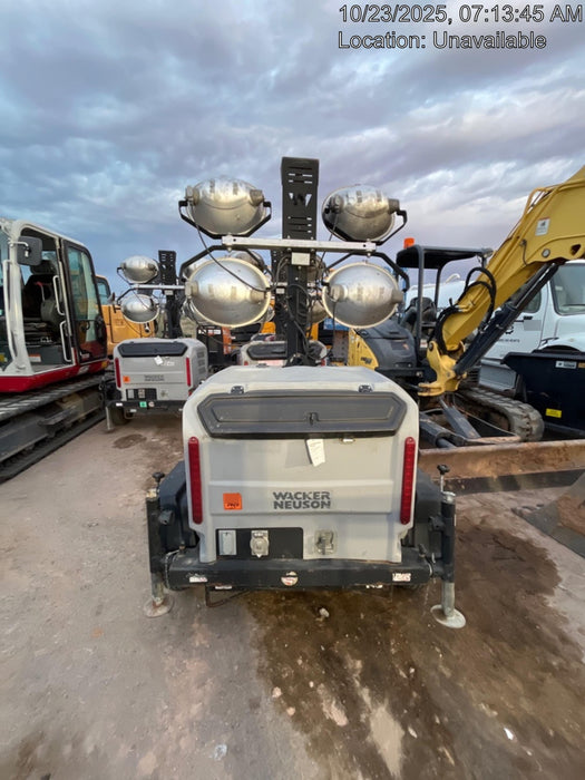 2019 Wacker Neuson LTV6L-MH Mobile Light Tower w/Fuel Level Sensor Installed