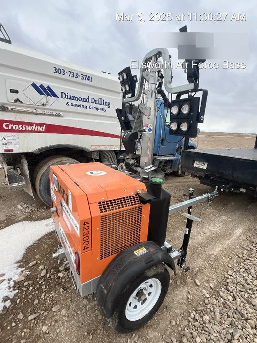 2024 Wanco WLTT-4MM4K Diesel, Deep Sea Controller, Shore Power Plug, Auto Start, (4) 350W LED Floodlights, 4kW Generator, 60 Gal Fuel Tank, 2" Ball, T3