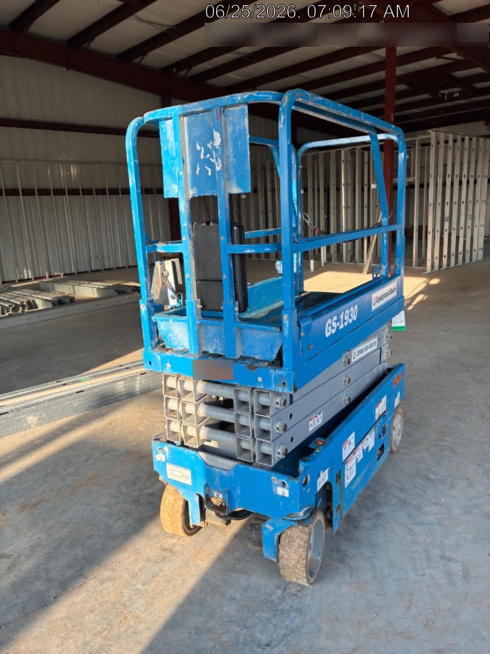 2019 Genie GS-1930 Fixed Rails with Chain Entry