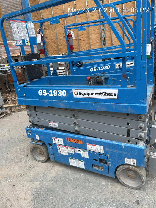 2020 Genie GS-1930 Fixed rails with chain entry gate - Pre A92.20