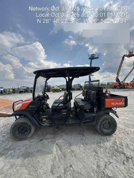2020 Kubota RTV-X1140WL-A 4WD, LED Strobe, Windshield Acrylic Clear, Plastic Canopy, Wire Harness Kit, Backup Alarm, Bed Liner