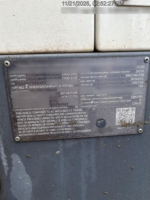 2020 ATLAS COPCO QAS25