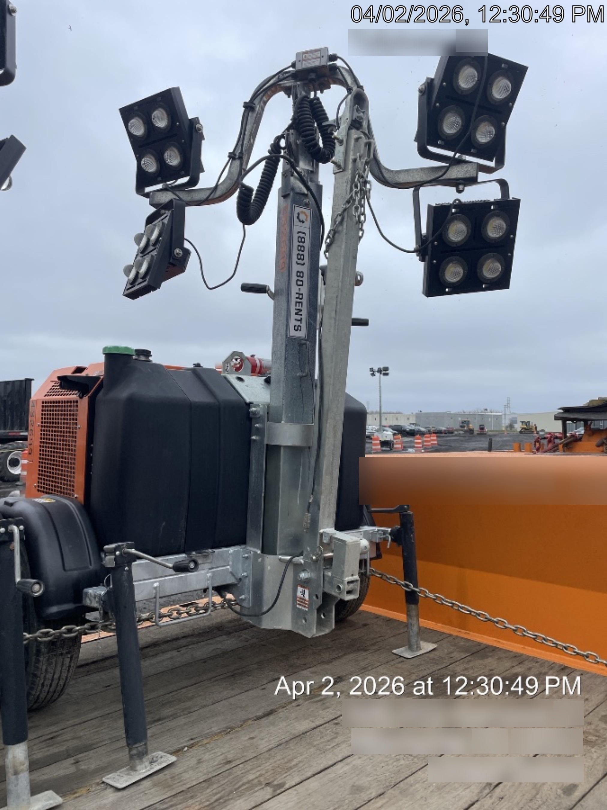 2024 Wanco WLTT-4MM4K Diesel, Deep Sea Controller, Shore Power Plug, Auto Start, (4) 350W LED Floodlights, 4kW Generator, 60 Gal Fuel Tank, 2" Ball, T3