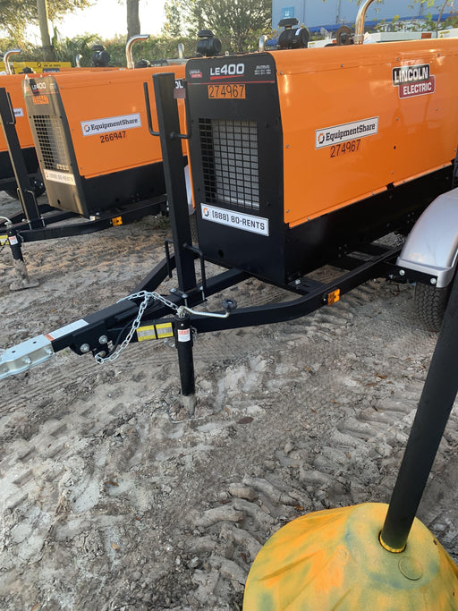 2022 Lincoln Electric LE400 Kubota V1505, Trlr, Cable Rack, Light Kit, ES Decals, T3