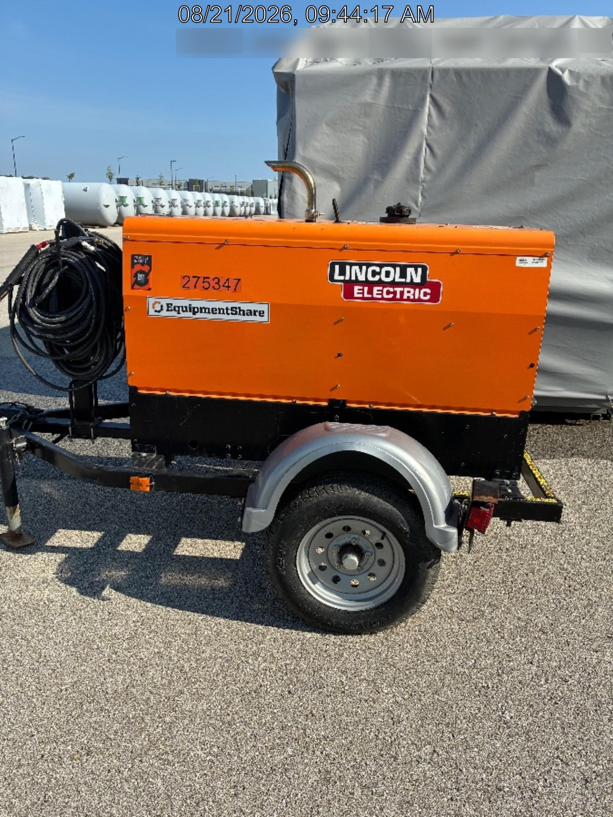 2022 Lincoln Electric LE400 Kubota V1505, Trlr, Cable Rack, Light Kit, ES Decals, T3