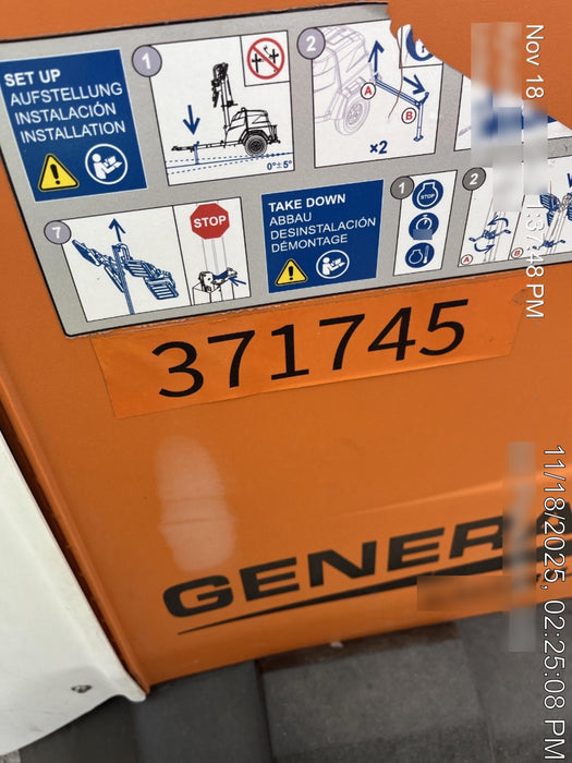 2023 Generac MLT2 Diesel, Flex Switch 120V Input, Powerzone Controller, 
(4) 320W LED Lights, 4kW Generator, 39.9 Gal Fuel Tank, 2" Ball, T3