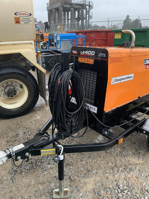 2022 Lincoln Electric LE400 Kubota V1505, Trlr, Cable Rack, Light Kit, ES Decals, T3