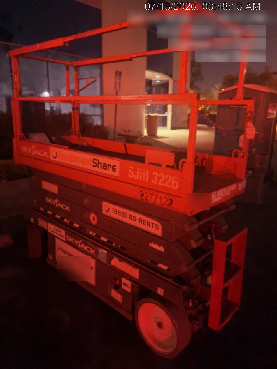 2019 Skyjack SJIII-3226 Standard Options