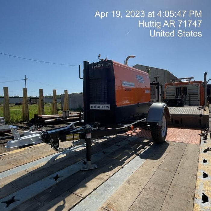 2022 Lincoln Electric LE400 Kubota V1505, Trlr, Cable Rack, Light Kit, ES Decals, T3