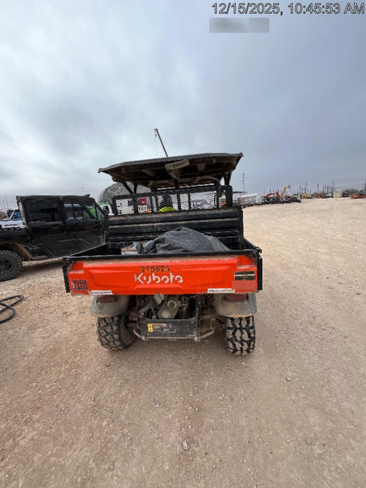 2022 Kubota RTV-X1140W-H Plastic Canopy, Windshield Acrylic Clear, LED Strobe Light, Wire Harness Kit, Back up Alarm