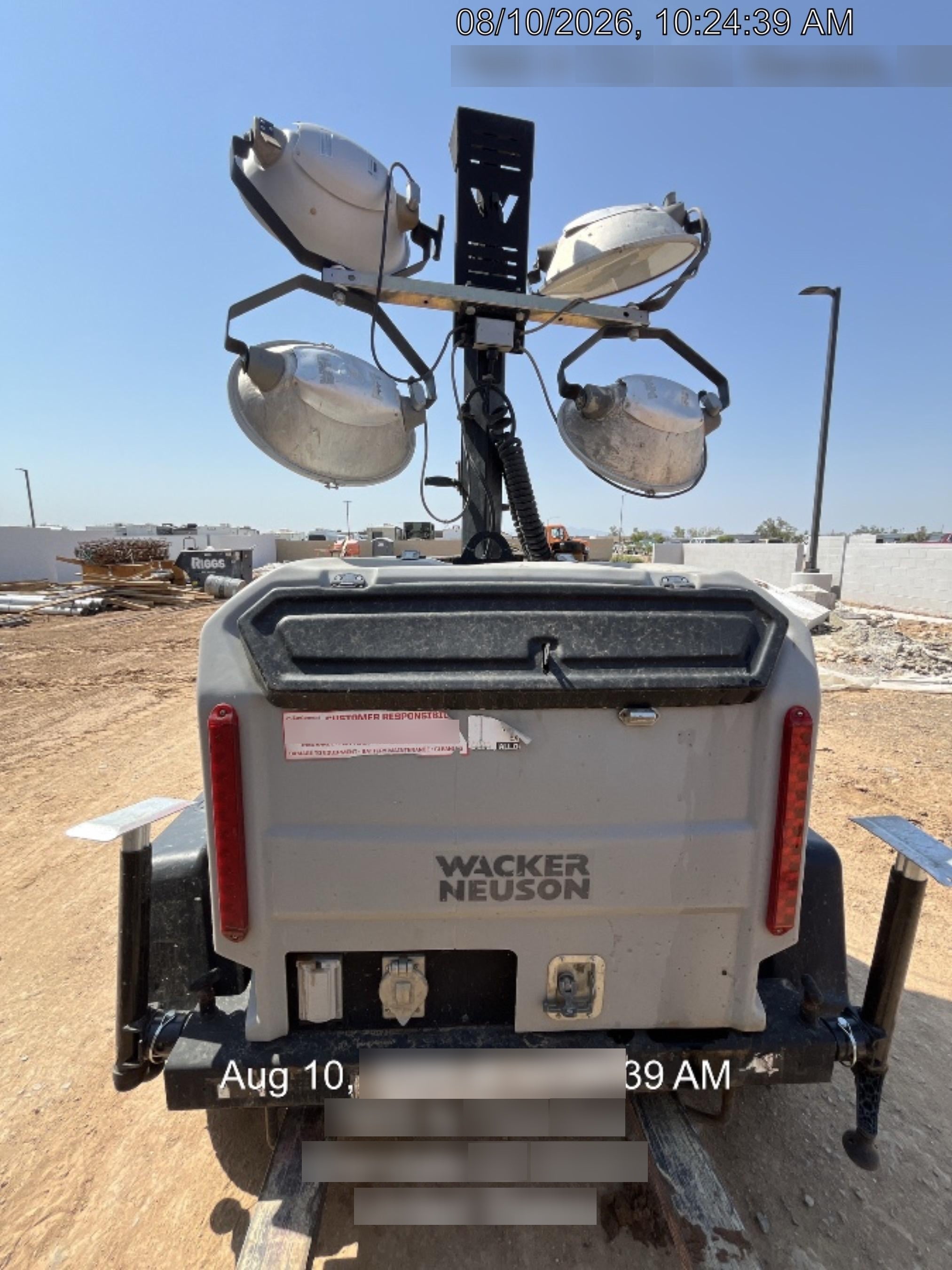 2019 Wacker Neuson LTV6L-MH Standard Options