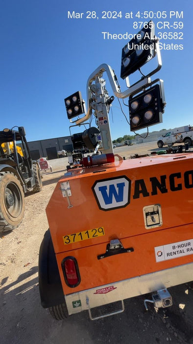 2023 Wanco WLTT-4MM4K Diesel, Deep Sea Controller, Shore Power Plug, Auto Start, (4) 350W LED Floodlights, 4kW Generator, 60 Gal Fuel Tank, 2" Ball, T3