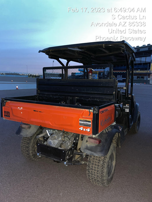2022 Kubota RTV-X1140W-H Plastic Canopy, Windshield Acrylic Clear, LED Strobe Light, Wire Harness Kit, Back up Alarm
