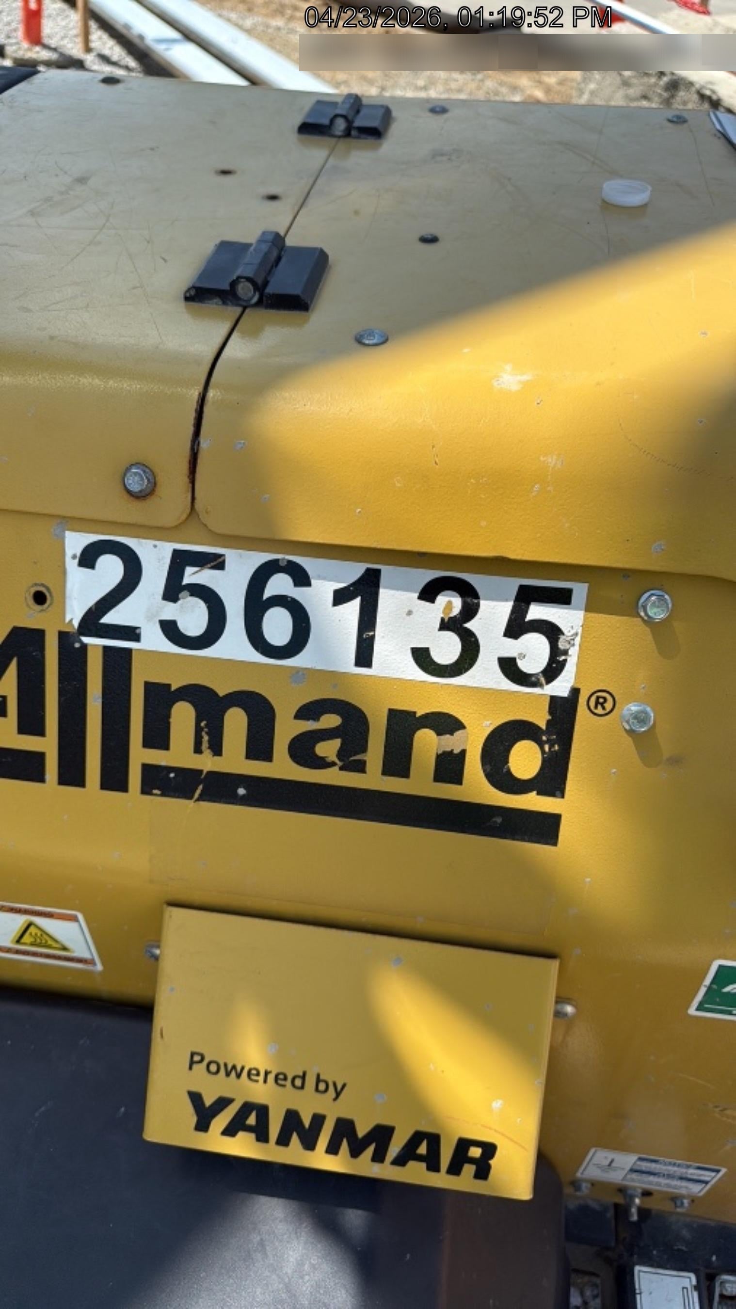 2022 Allmand NLV3GR (4) LED Light Fixture 350W, 23' Vertical Mast, 3kW Prime, Towable, ES Decals, T3