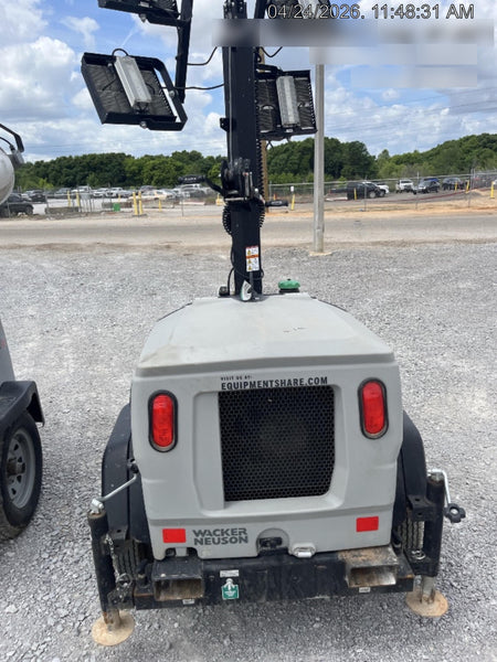 2019 Wacker Neuson LTV6L-MH Wacker Neuson LTV6L Mobile Light Tower w/Fuel Level Sensor Installed