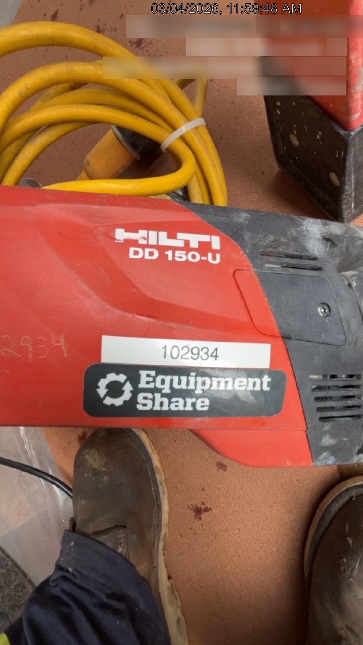 2020 HILTI DD 150-U