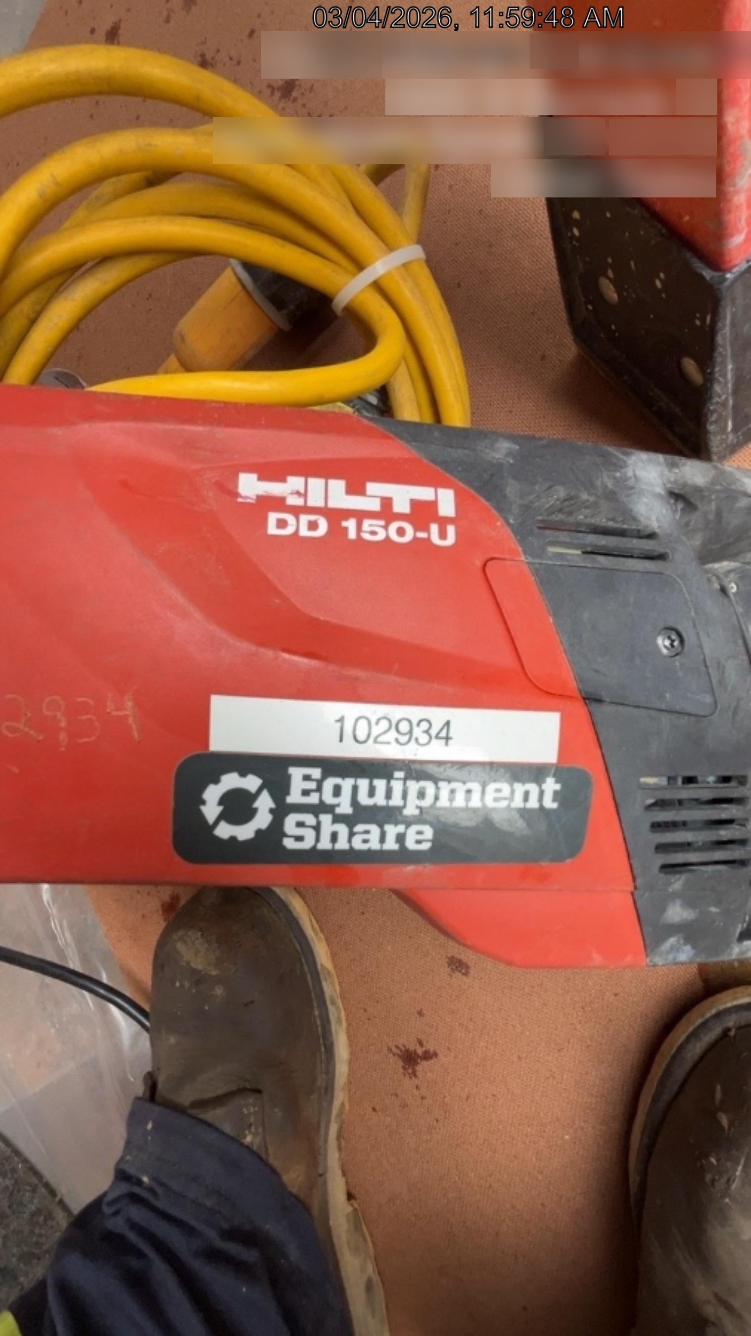 2020 HILTI DD 150-U
