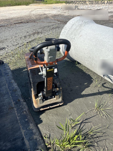 2023 Multiquip MVH158 Honda GX200, 17" Plate, Gas