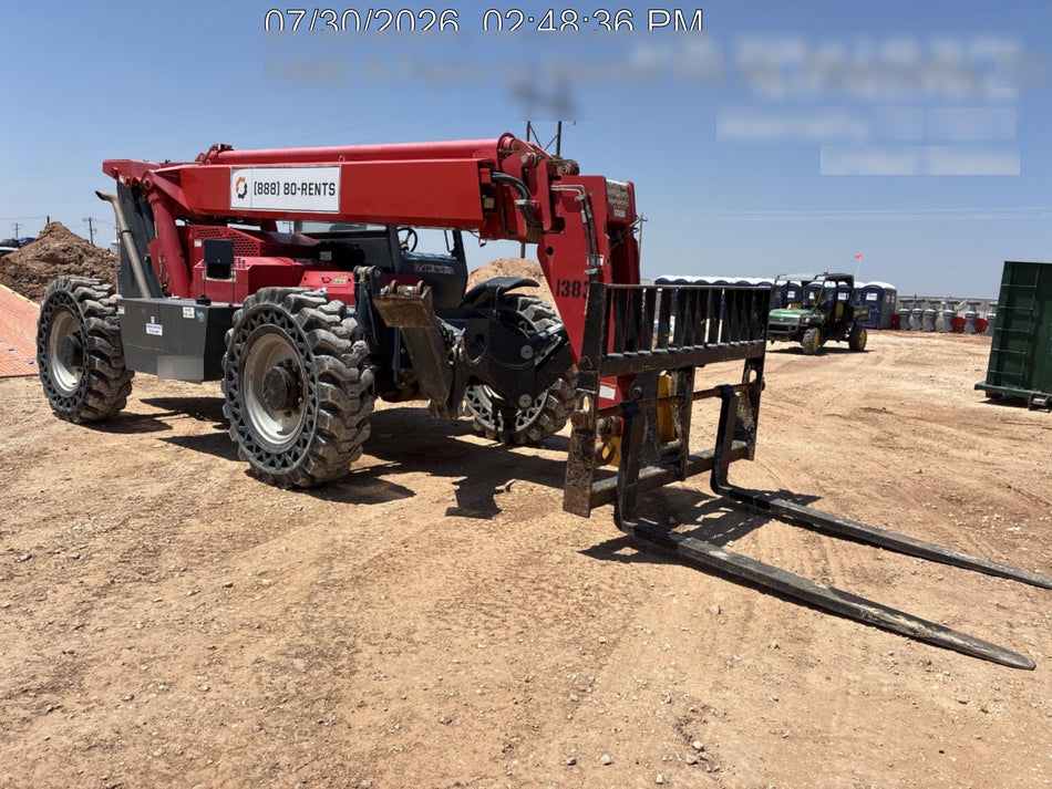 2018 Manitou MTA10055 MTA10055 - 120 HP T4, Canopy, Worklights/Strobe, Beacon, 66" Carriage, 60" Forks, Solid Tires, Lift Hook, Aux Hydraulics