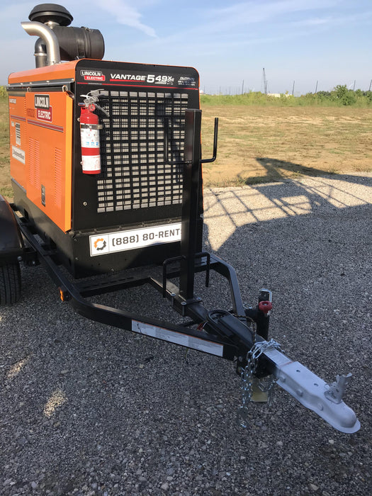 2021 Lincoln Electric Vantage 549X Ready Pak 3, ORANGE (includes trailer, cable rack, fender light kit)