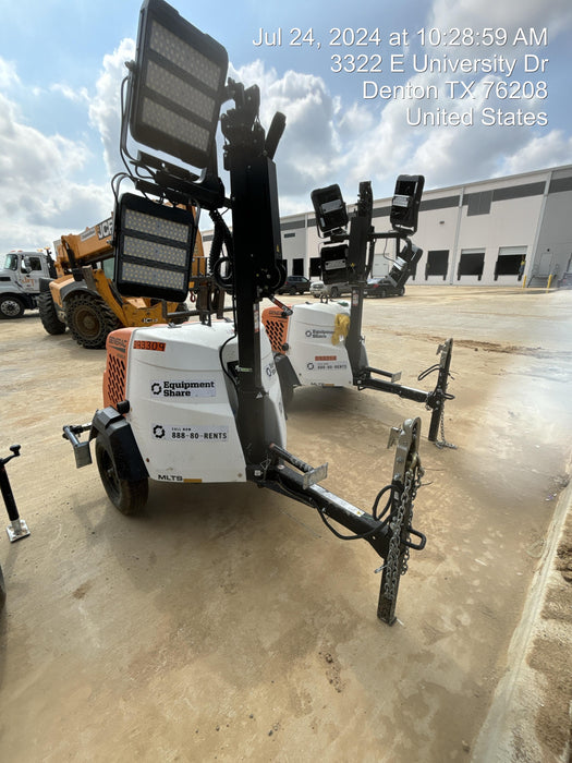 2024 Generac MLT2 Diesel, Flex Switch 120V Input, Powerzone Controller, 
(4) 320W LED Lights, 4kW Generator, 39.9 Gal Fuel Tank, 2" Ball, T3