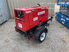 2023 Shindaiwa DGW400MDL Kubota D902 Engine, 23 HP, Dual Op Welder, Wire, Arc, Droop Stick, Tig, and CC Stick Functionality, Simulphase, 3 Phase and 1 Phase Gen Output, Single Axle NB Trlr, Slr Trckl Chrg 12V 12W, Fire Ext