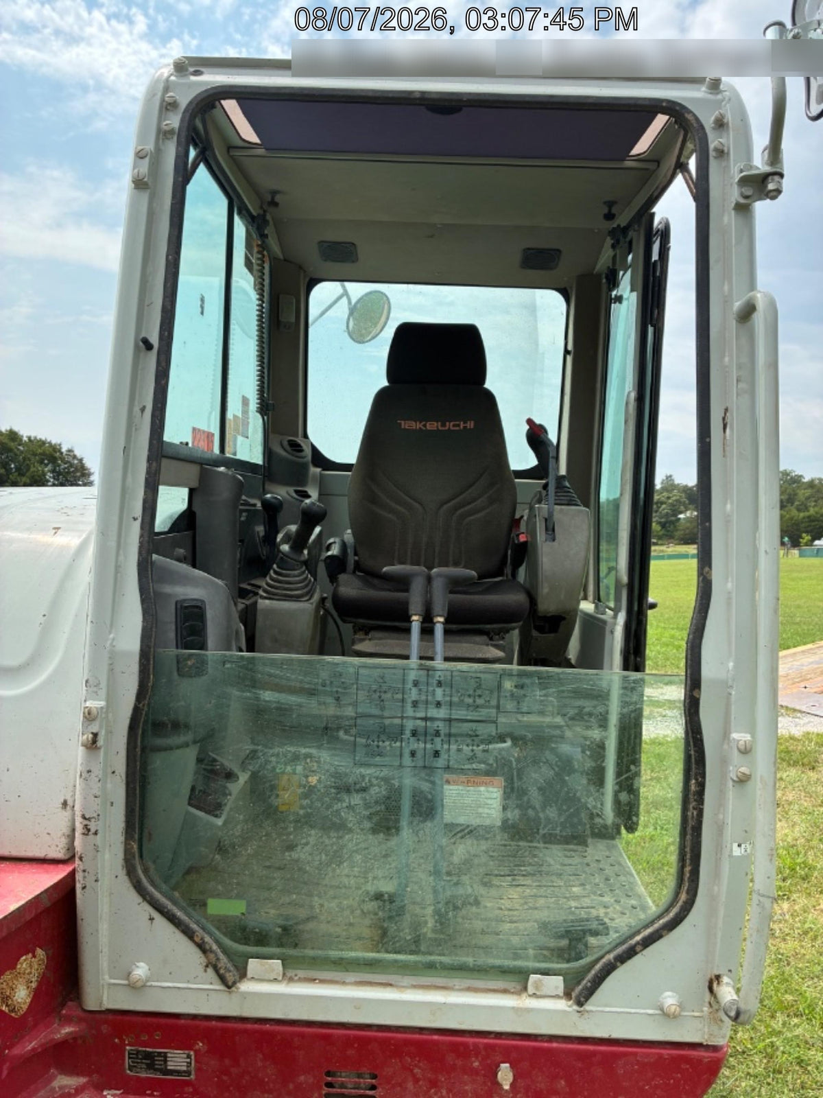 2019 Takeuchi TB290 Takeuchi TB290 Cab/Heat/AC w/Rubber Tracks, Auxiliary Hydraulics, Dozer Blade, Manual QC, 18/24/36" Buckets, Hydraulic Thumb Installed