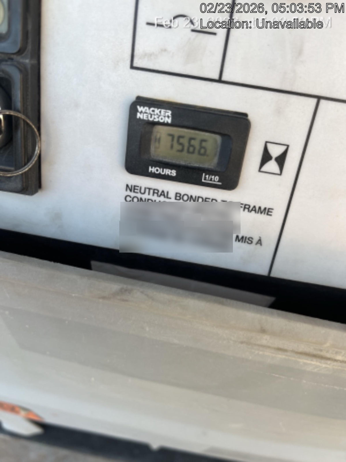 2019 Wacker Neuson LTV6L-MH Wacker Neuson LTV6 Standard Options, ES Track Hardware, Fuel Level Sensor