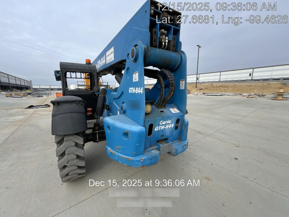 2018 Genie GTH-844 Genie GTH-844 w/ROPS, Work Lights, Solid Tires, RH Cab Mesh, Beacon, 60" Carriage and Forks