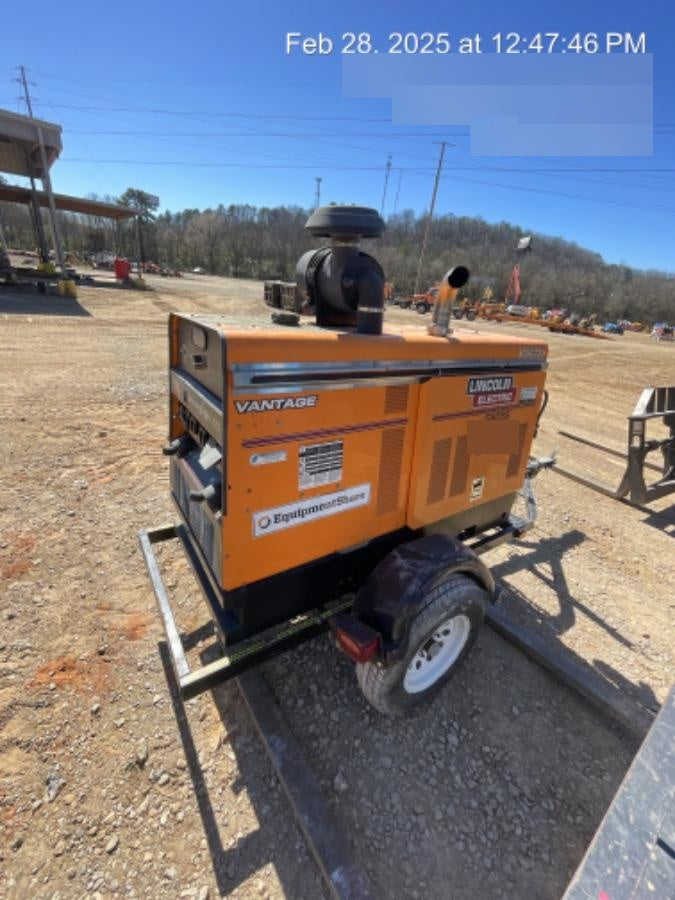 2021 Lincoln Electric Vantage 549X Ready Pak 3, ORANGE (includes trailer, cable rack, fender light kit)