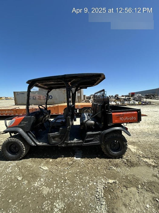 2021 Kubota RTV-X1140W-H Plastic Canopy, Windshield Acrylic Clear, LED Strobe Light, Wire Harness Kit, Back up Alarm