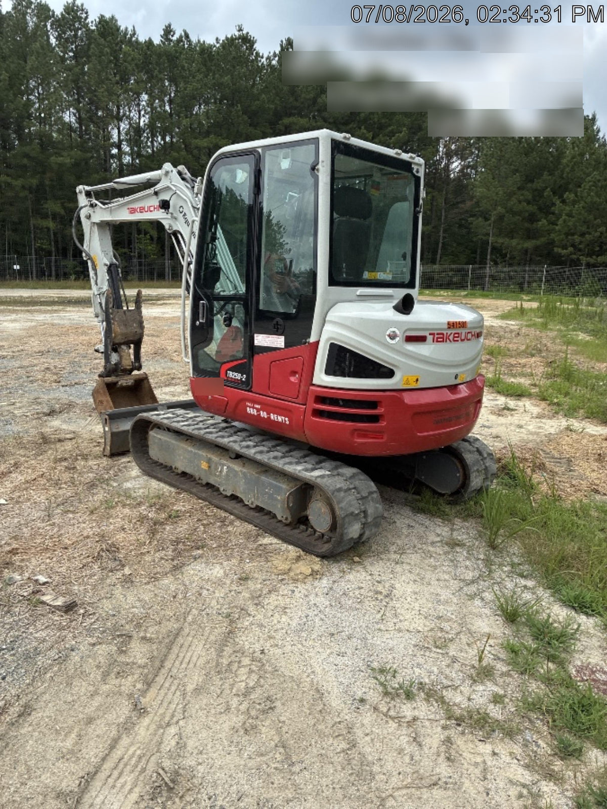 2025 TAKEUCHI TB250-2CR
