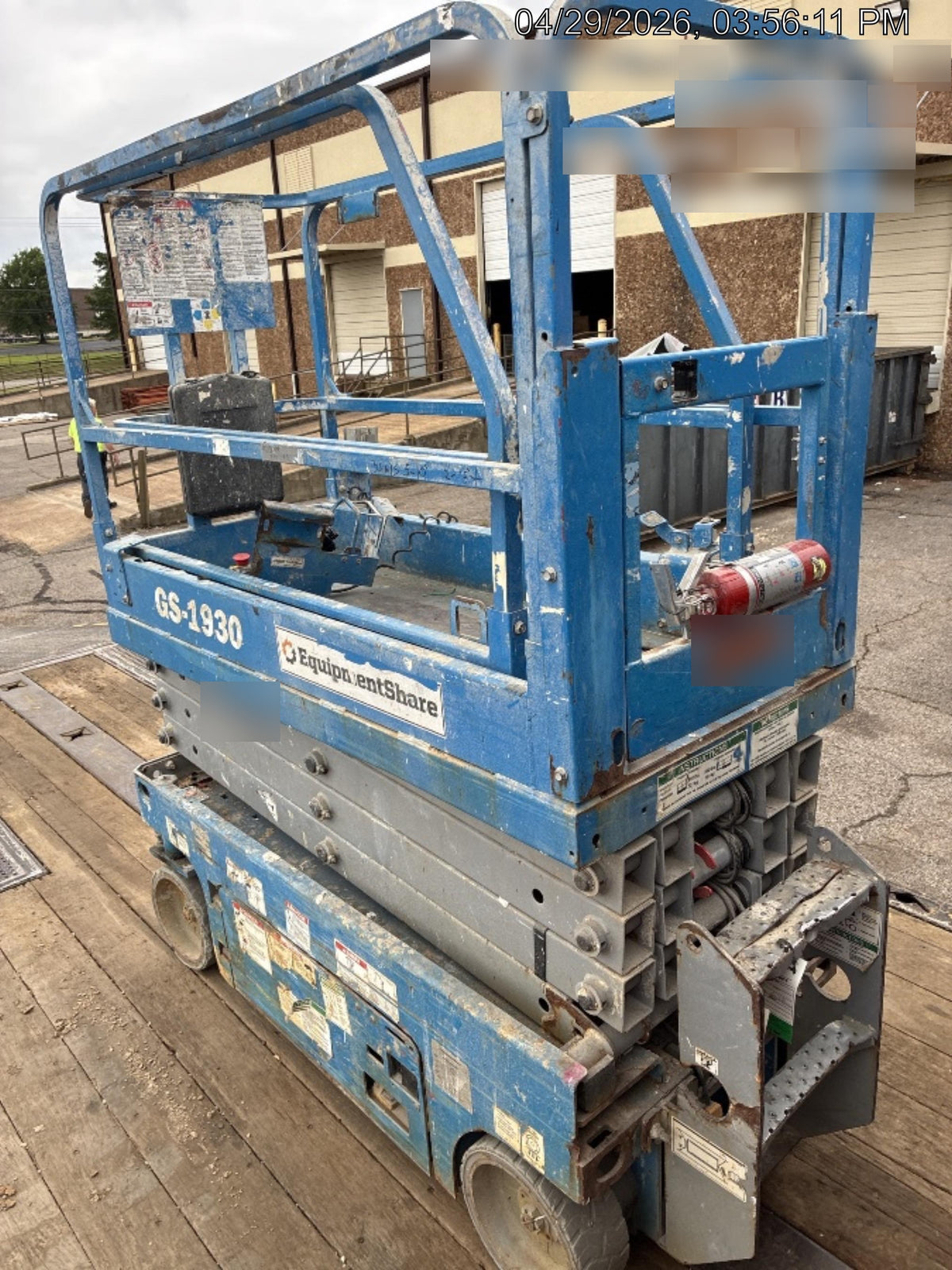 2020 Genie GS-1930 Solid Non Marking Tires, Beacon, Folding rails with half height swing gate