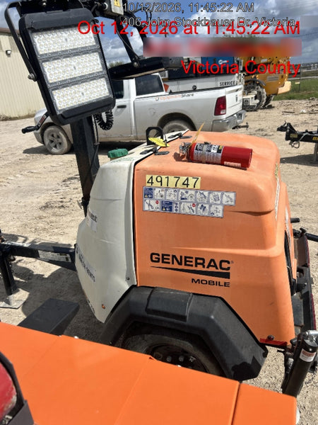 2025 Generac MLTS-4 Diesel, Mitsubishi L2E, 7.1 hp @1800 rpm, Flex Switch 120V Input, Powerzone Controller, (4) 320W LED Lights, 4kW Generator, 39.9 Gal Fuel Tank, 2" Ball, ES Decals