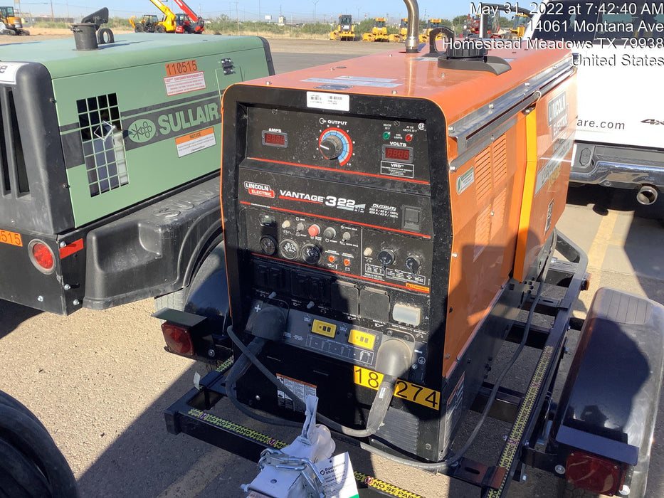 2021 Lincoln Electric Vantage 322 VANTAGE 322 READY-PAK 3