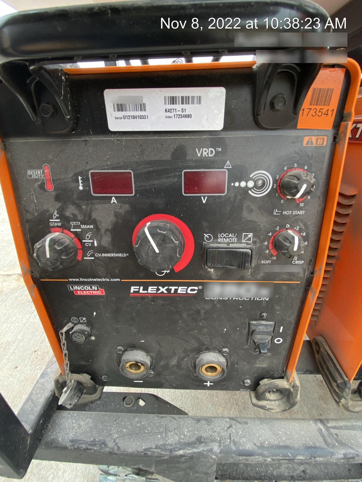 2021 LINCOLN ELECTRIC FLEXTEC 350X