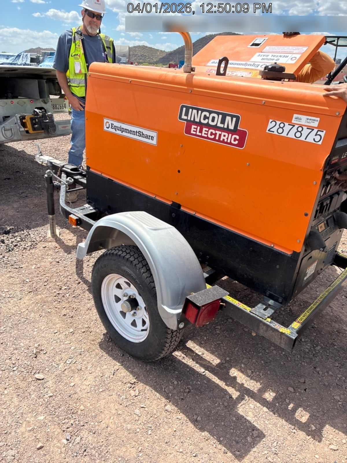 2023 Lincoln Electric LE400 Kubota V1505, Trlr, Cable Rack, Light Kit, ES Decals, T3