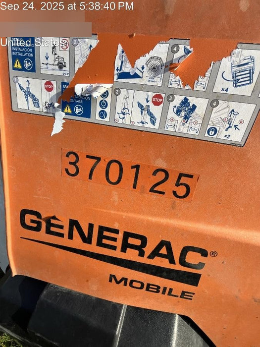 2023 Generac MLT2 Diesel, Flex Switch 120V Input, Powerzone Controller, 
(4) 320W LED Lights, 4kW Generator, 39.9 Gal Fuel Tank, 2" Ball, T3