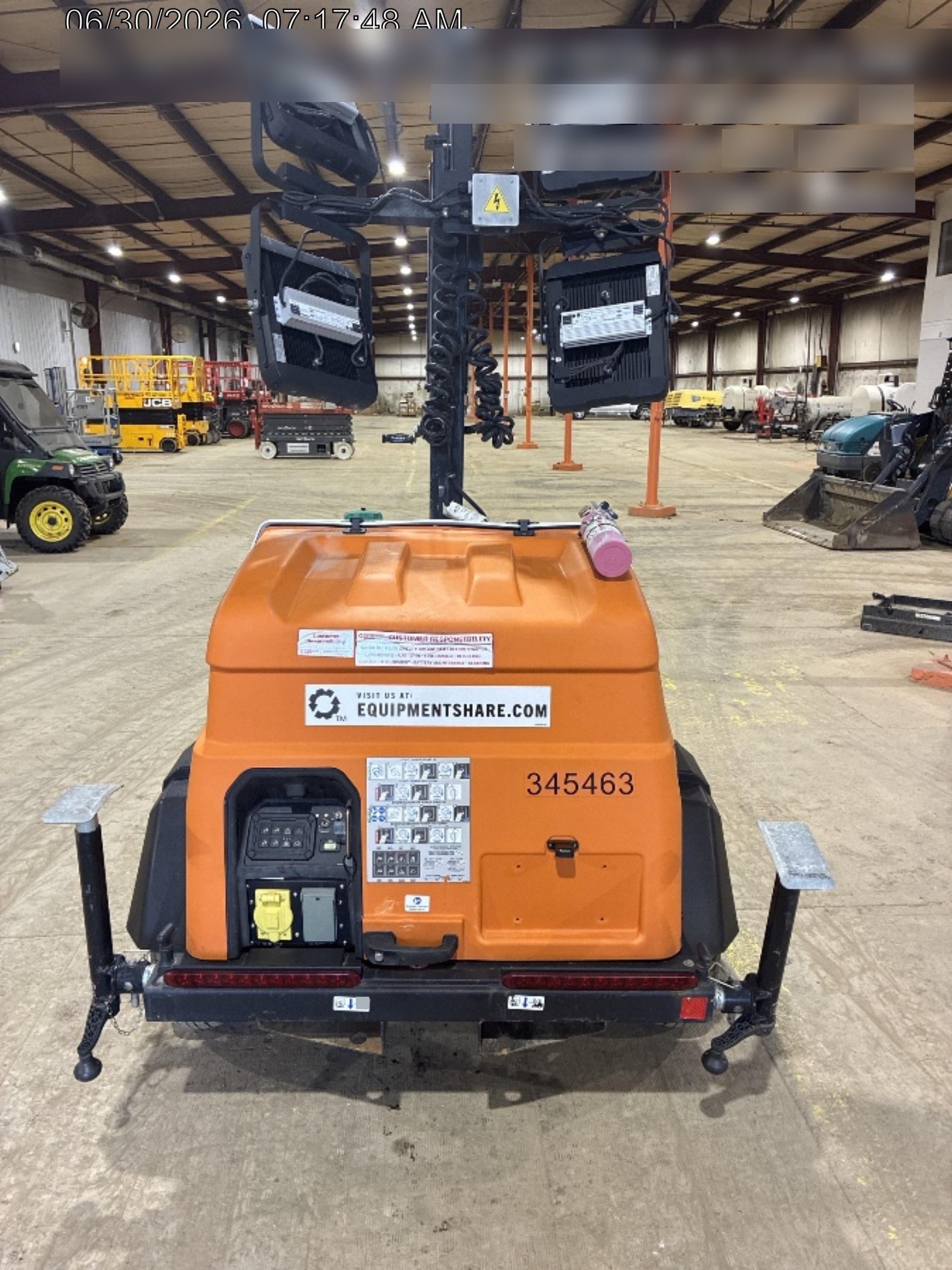 2023 Generac MLT2 Diesel, Flex Switch 120V Input, Powerzone Controller, (4) 320W LED Lights, 4kW Generator, 39.9 Gal Fuel Tank, 2" Ball, T3