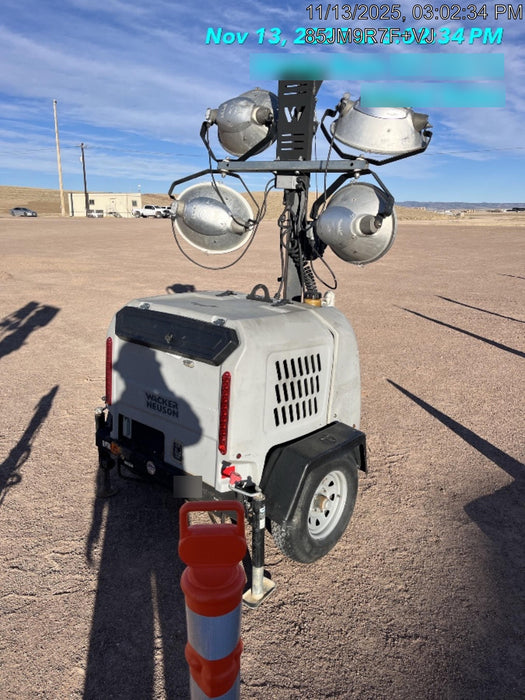 2018 Wacker Neuson LTV6L-MH Wacker Neuson LTV6L Mobile Light Tower w/Fuel Level Sensor Installed