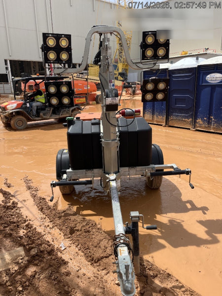2024 Wanco WLTT-4MM4K Diesel, Deep Sea Controller, Shore Power Plug, Auto Start, (4) 350W LED Floodlights, 4kW Generator, 60 Gal Fuel Tank, 2" Ball, T3