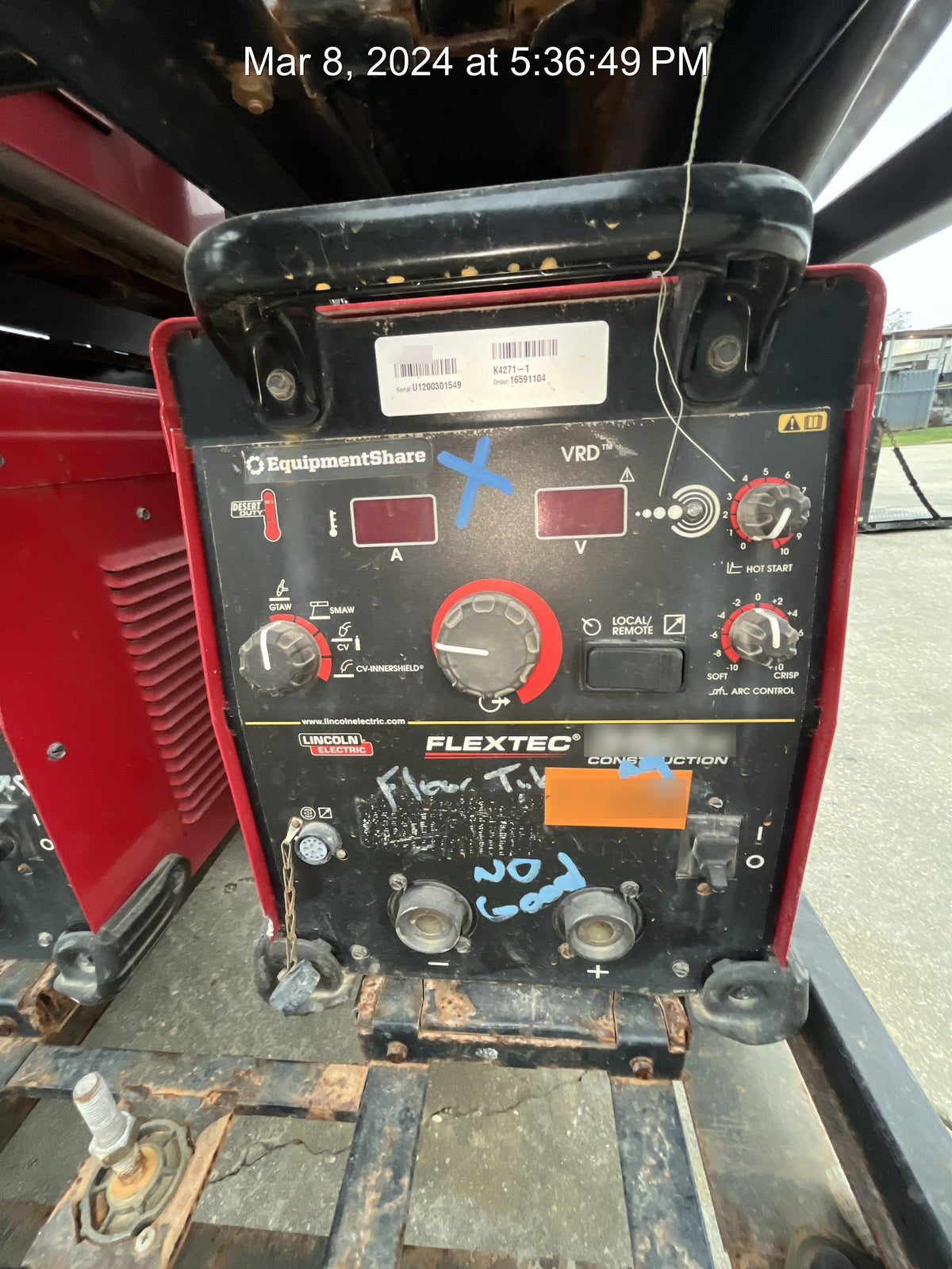 2020 LINCOLN ELECTRIC FLEXTEC 350X