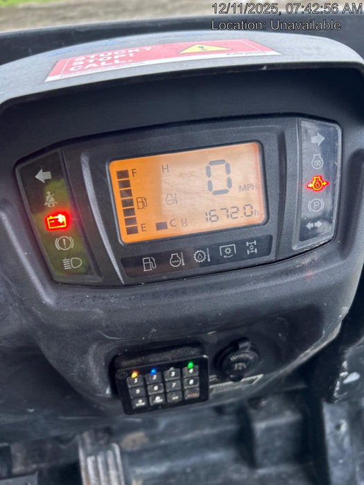 2022 Kubota RTV-X1140W-H Plastic Canopy, Windshield Acrylic Clear, LED Strobe Light, Wire Harness Kit, Back up Alarm