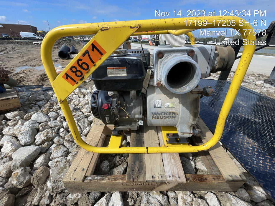 2018 WACKER NEUSON PT4A