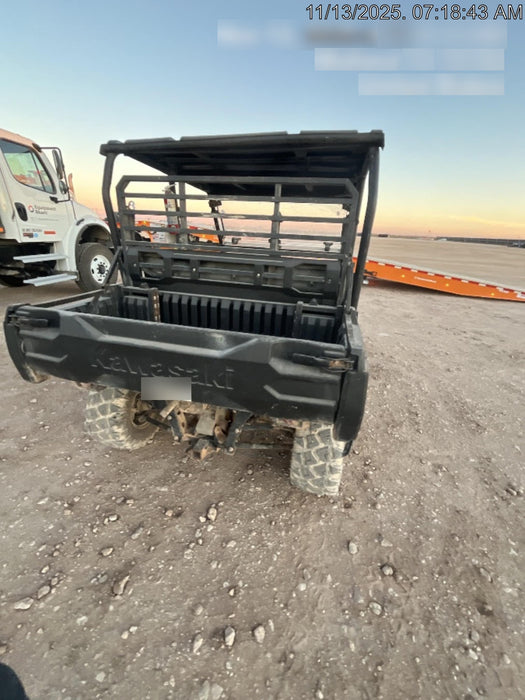 2019 Kawasaki Mule PRO-DXT Standard Options, Backup Alarm, Beacon, Plastic Hard Top, Poly Windshield, Horn Kit