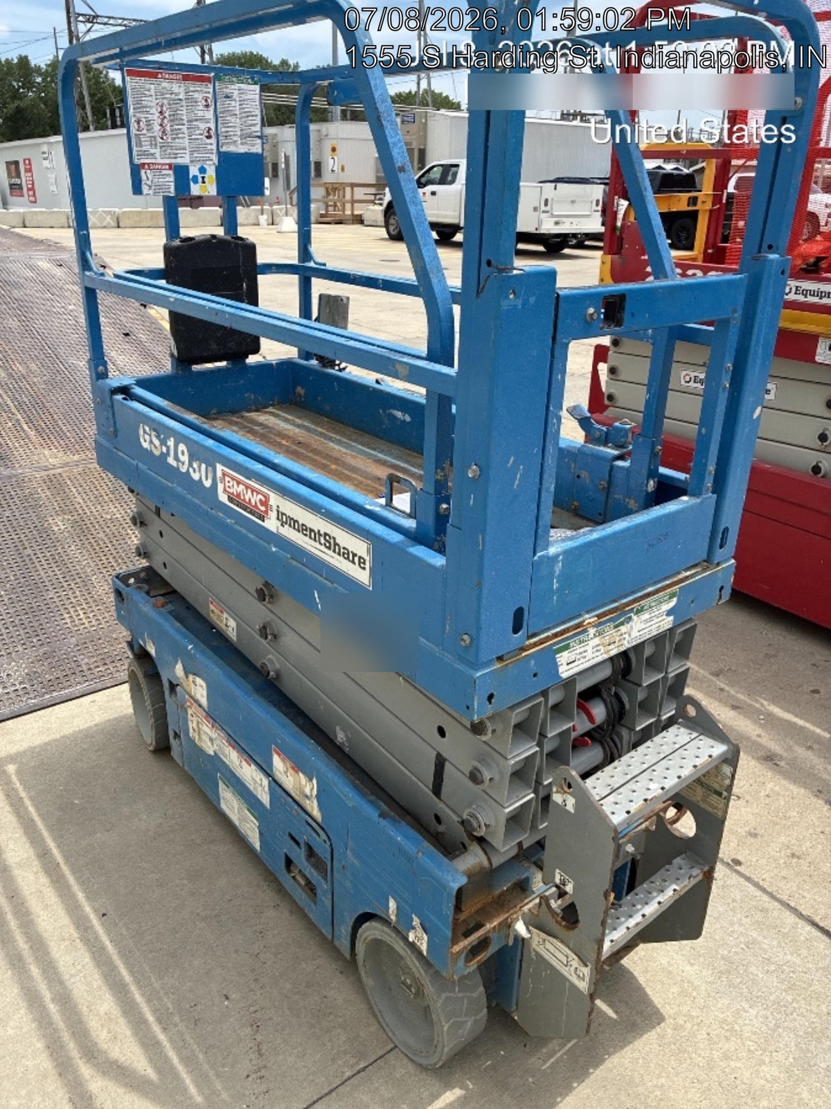2020 Genie GS-1930 Solid Non Marking Tires, Beacon, Folding rails with half height swing gate